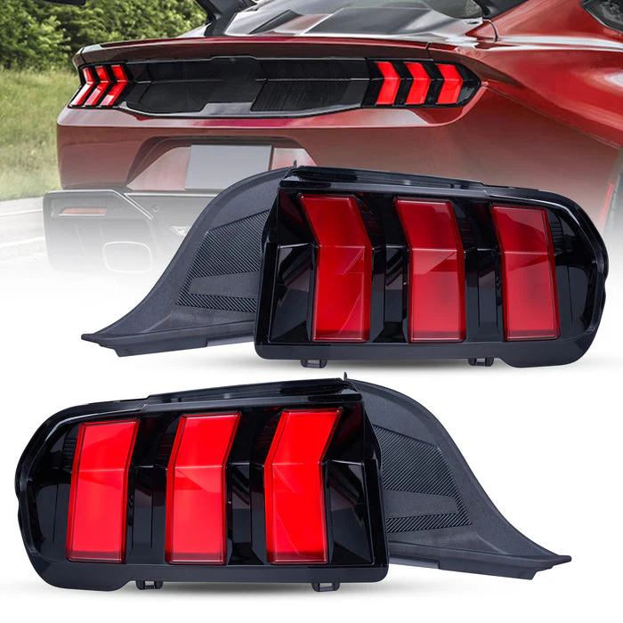 VLAND Full LED Tail Lights For Ford Mustang 2024-2025