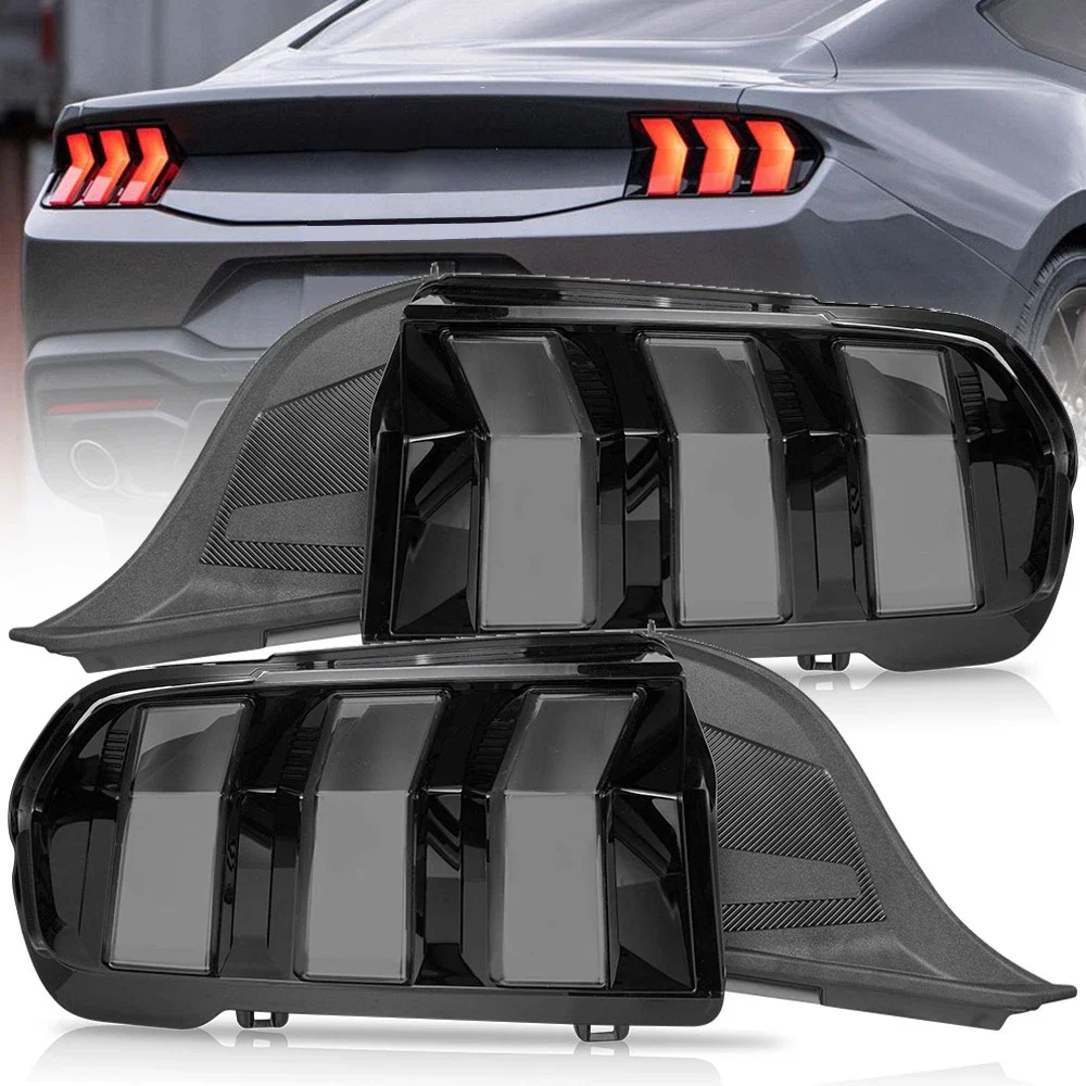 VLAND Full LED Tail Lights For Ford Mustang 2024-2025 - Image 2