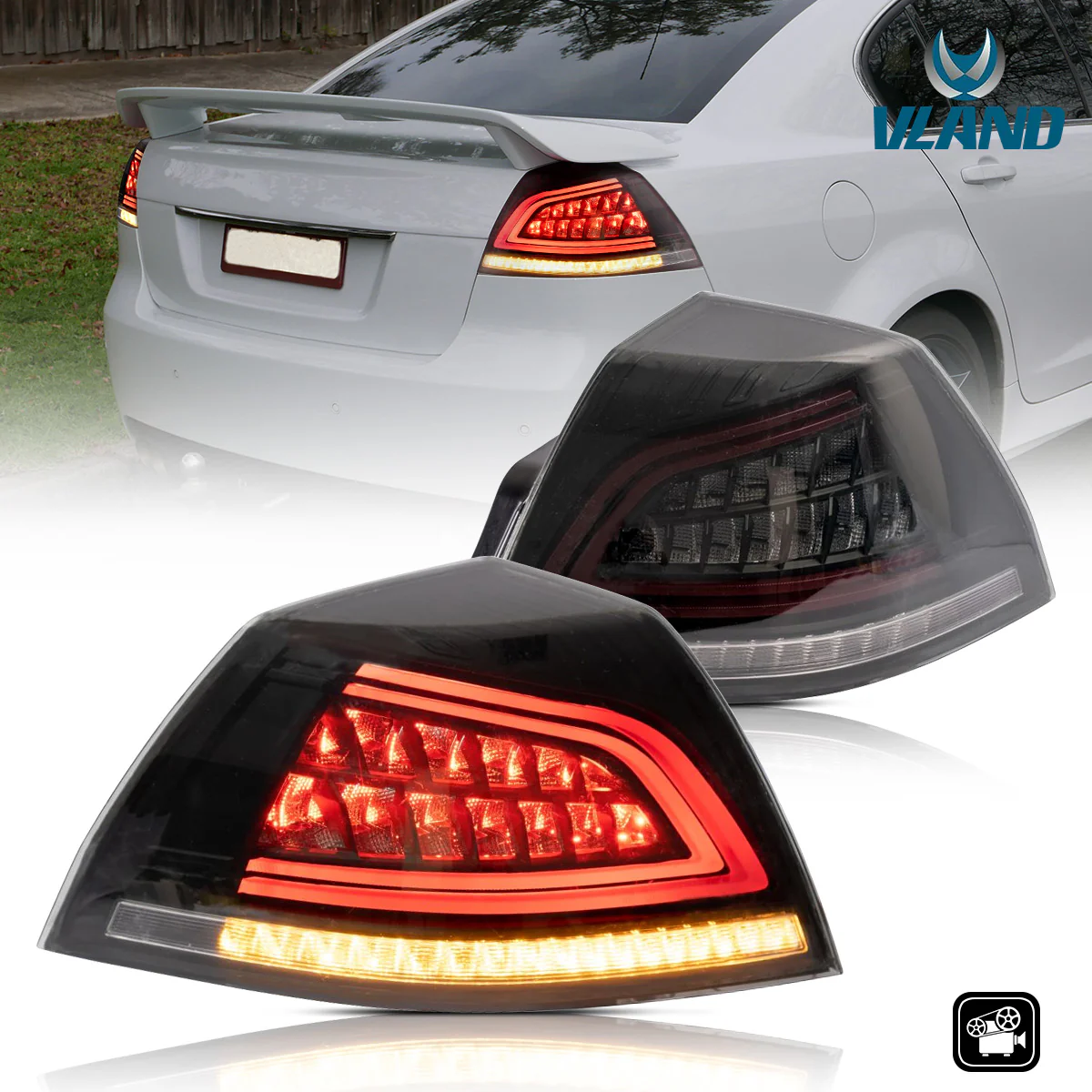 VLAND Full LED Tail Lights For Holden VE Sedan VE Series 1/VE Series 2/Omega/SV6/SSV 2006-2013 (Australian Warehouse)