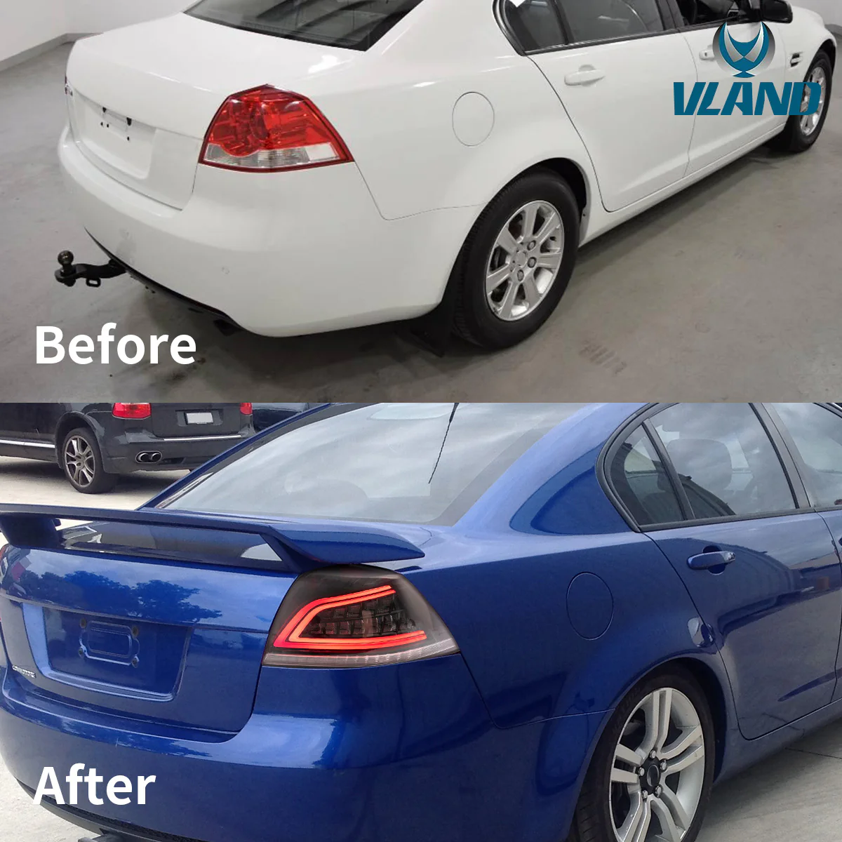 VLAND Full LED Tail Lights For Holden VE Sedan VE Series 1/VE Series 2/Omega/SV6/SSV 2006-2013 (Australian Warehouse) - Image 4