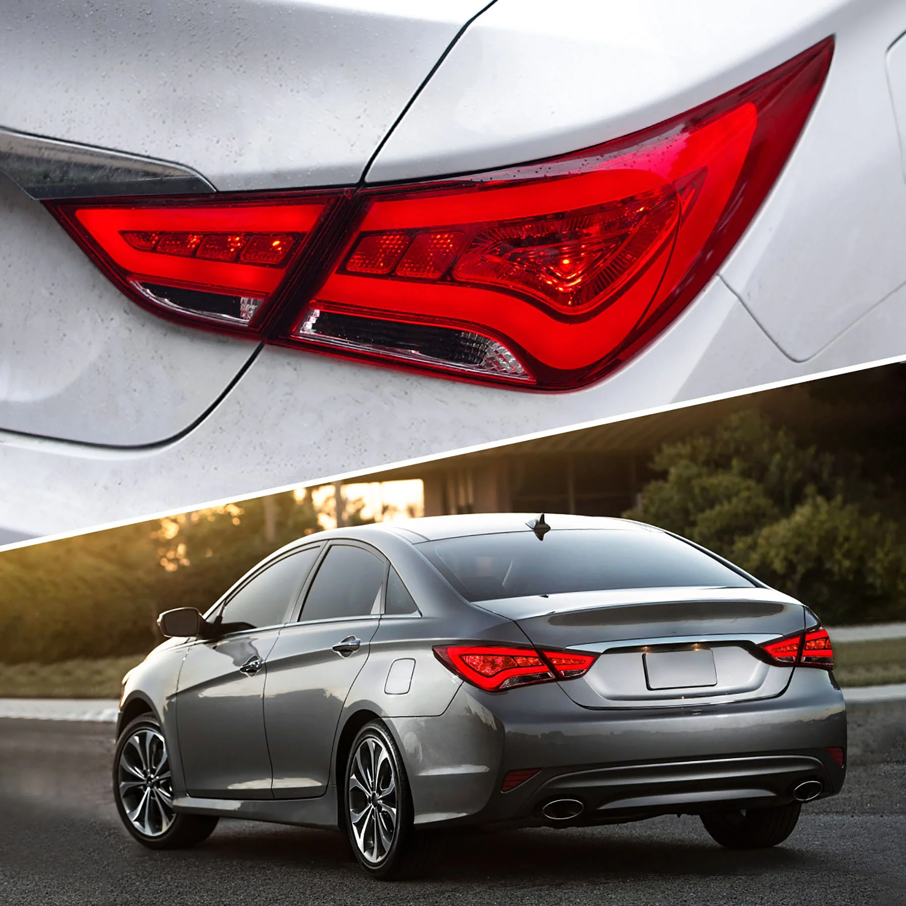VLAND Full LED Tail Lights For 2011-2014 Hyundai Sonata 6th Gen Sedan - Image 10