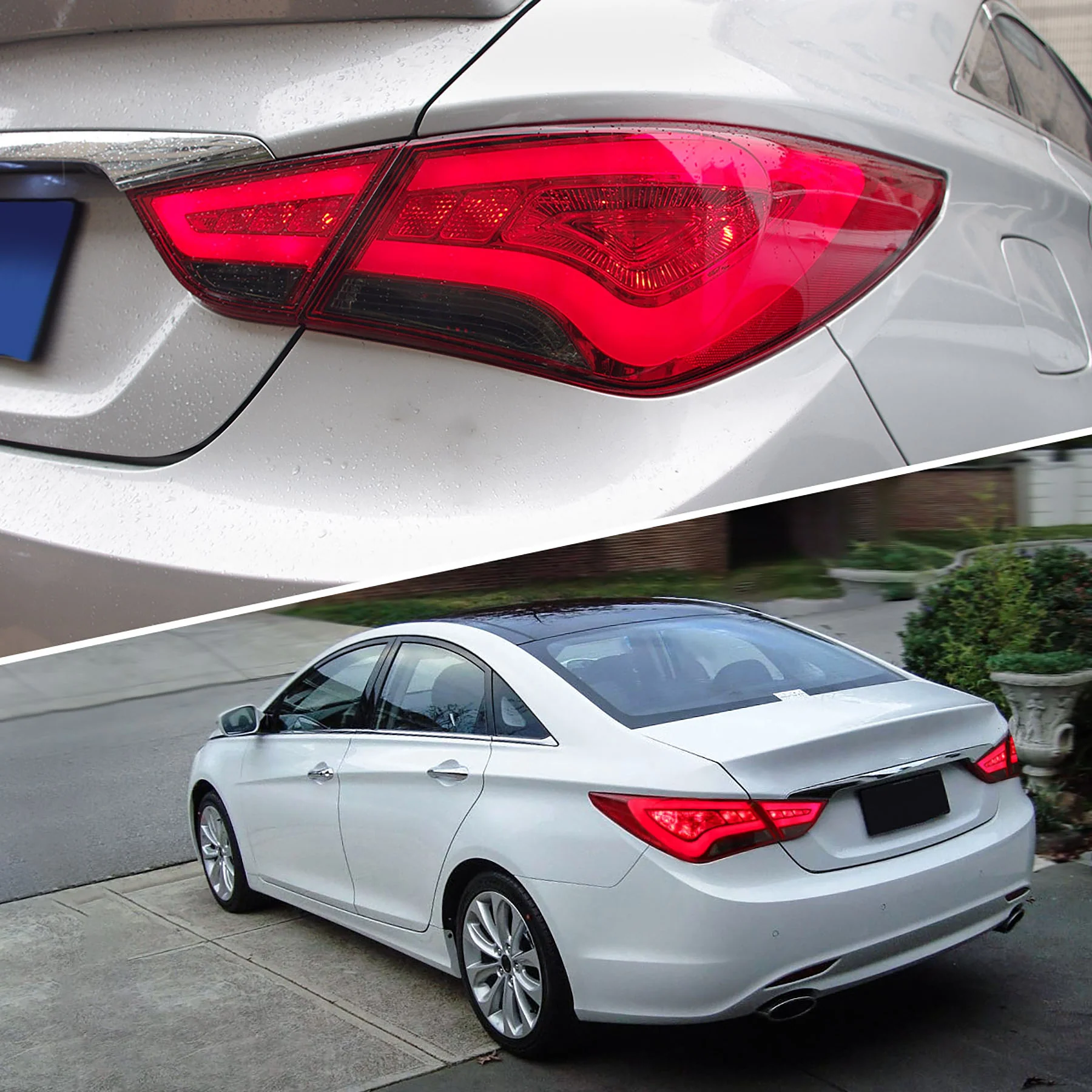 VLAND Full LED Tail Lights For 2011-2014 Hyundai Sonata 6th Gen Sedan - Image 9