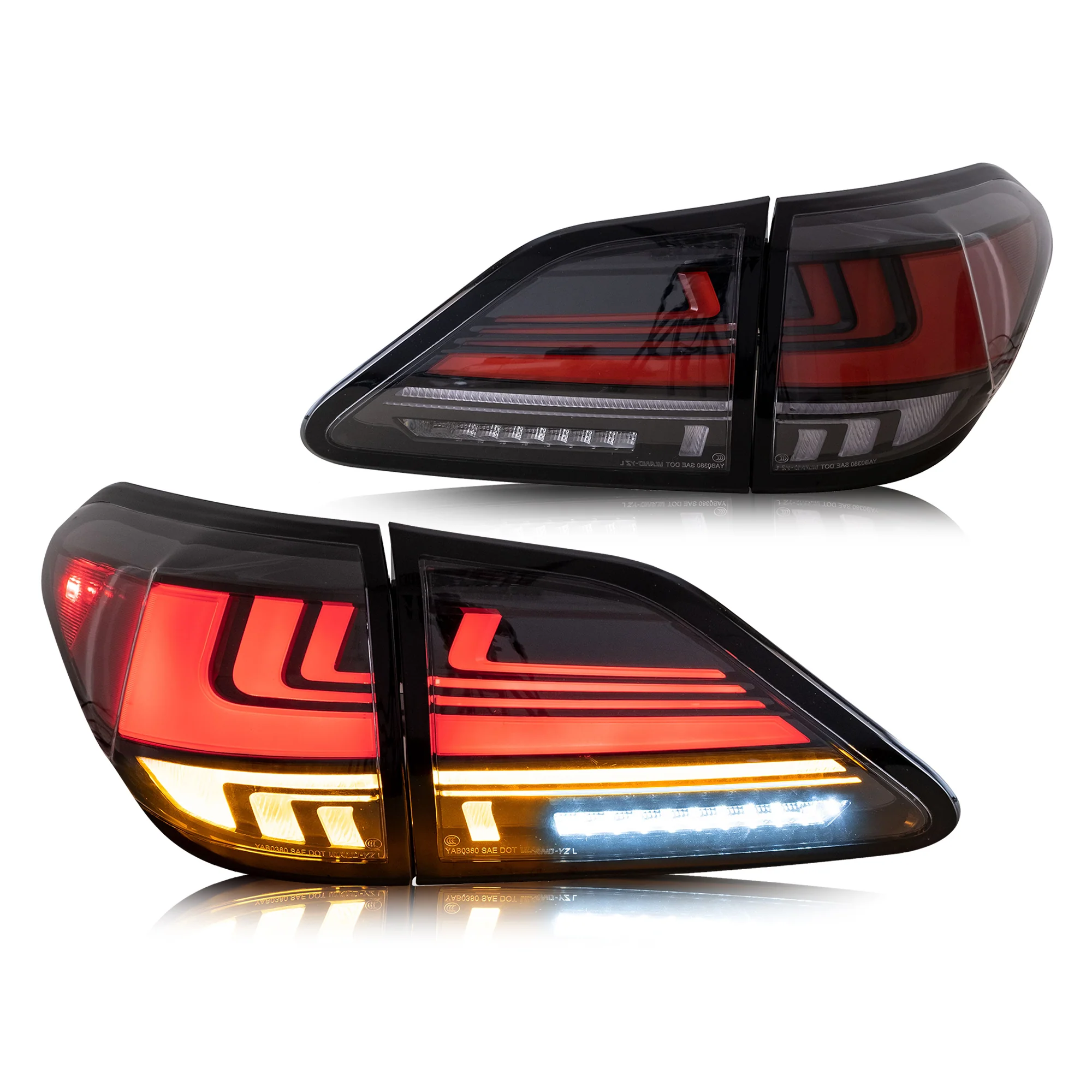 VLAND Full LED Tail Lights For Lexus RX 270/330/350/450H 2009-2015 With Start-up Animation - Image 16