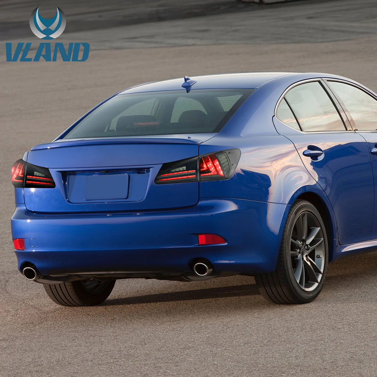 VLAND Full LED Tail Lights for Lexus IS250 IS350 2005-2013 IS 220d and ISF Model - Image 12