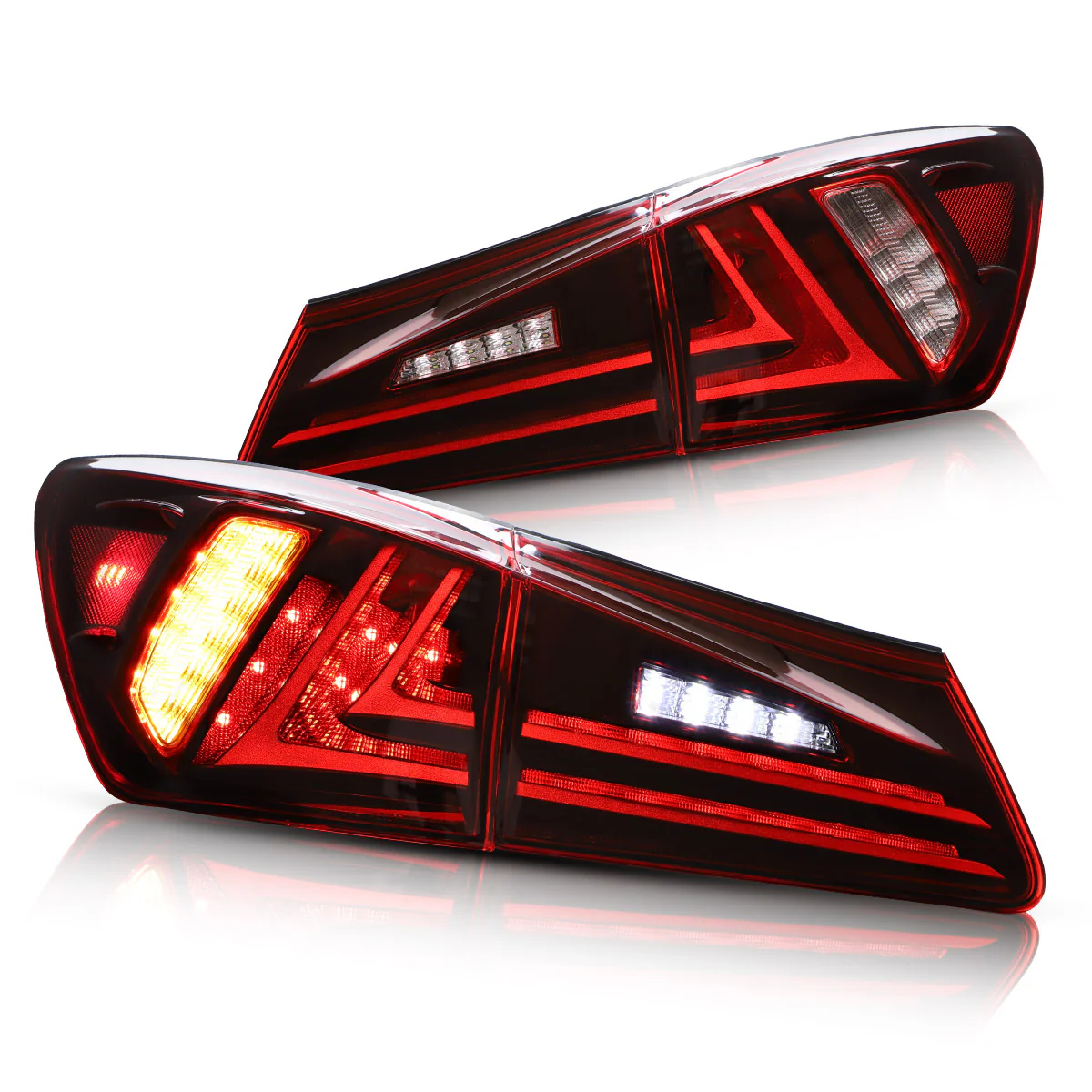 VLAND Full LED Tail Lights for Lexus IS250 IS350 2005-2013 IS 220d and ISF Model - Image 14