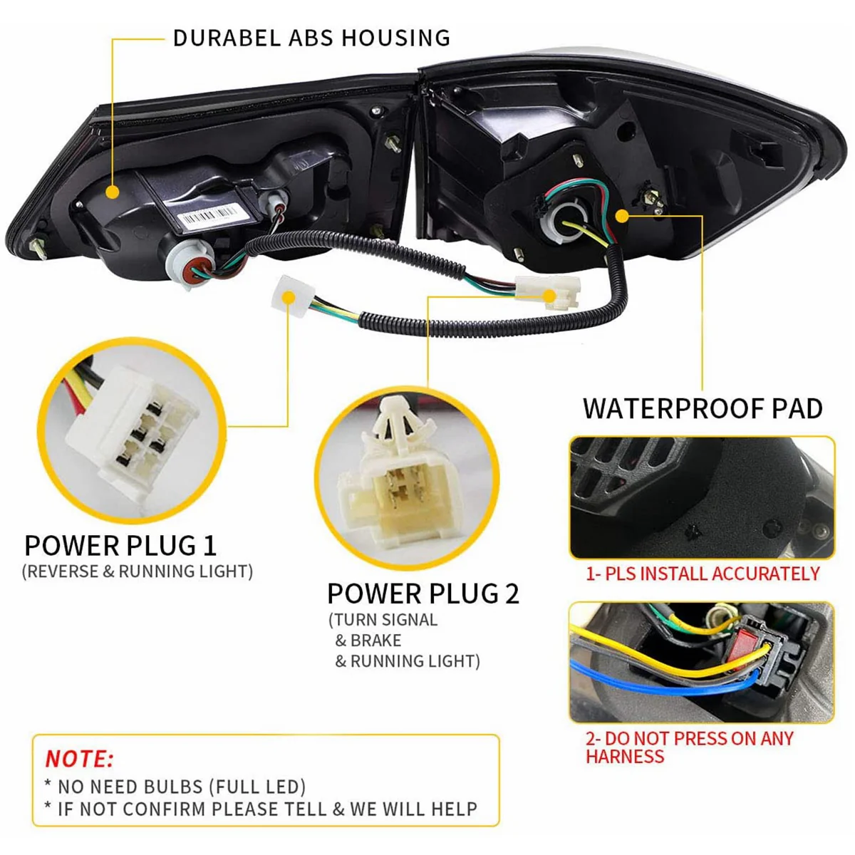 VLAND Full LED Tail Lights for Lexus IS250 IS350 2005-2013 IS 220d and ISF Model - Image 6