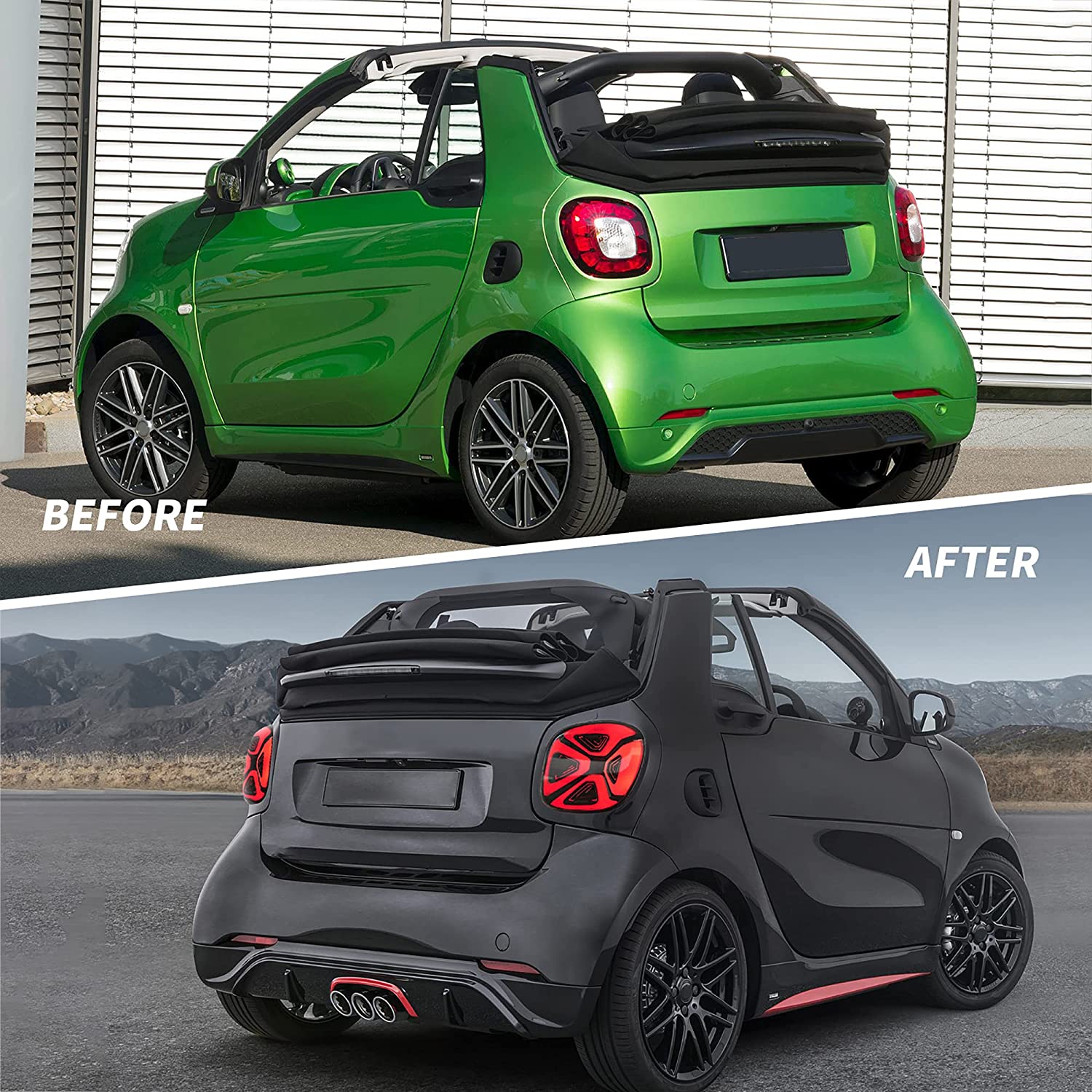 VLAND Full LED Tail Lights For Mercedez Benz Smart 453 Fortwo/Forfour 2015-2019 With Start-up Animation - Image 11