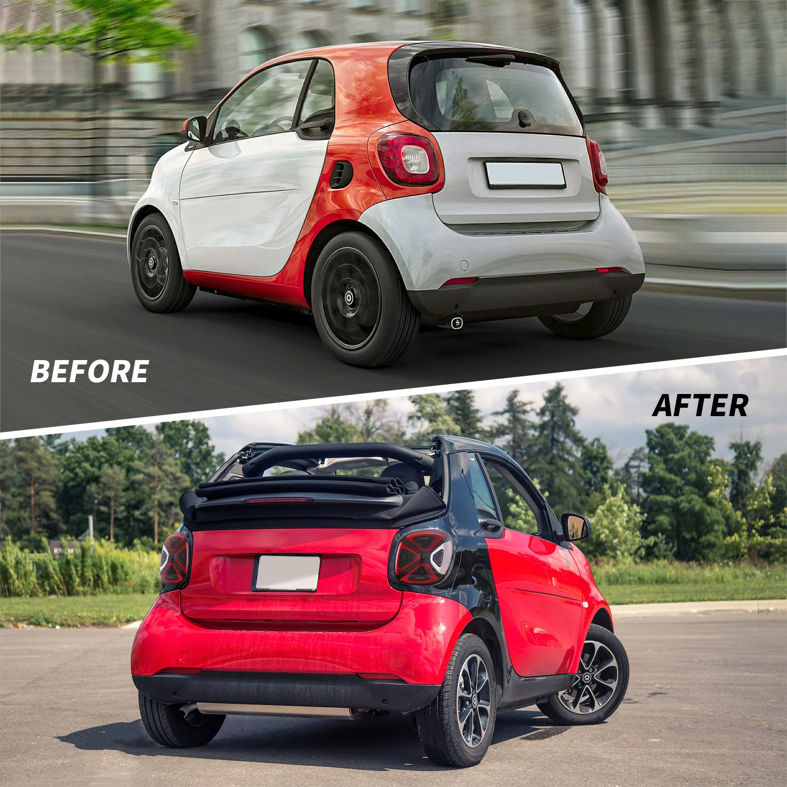 VLAND Full LED Tail Lights For Mercedez Benz Smart 453 Fortwo/Forfour 2015-2019 With Start-up Animation - Image 12