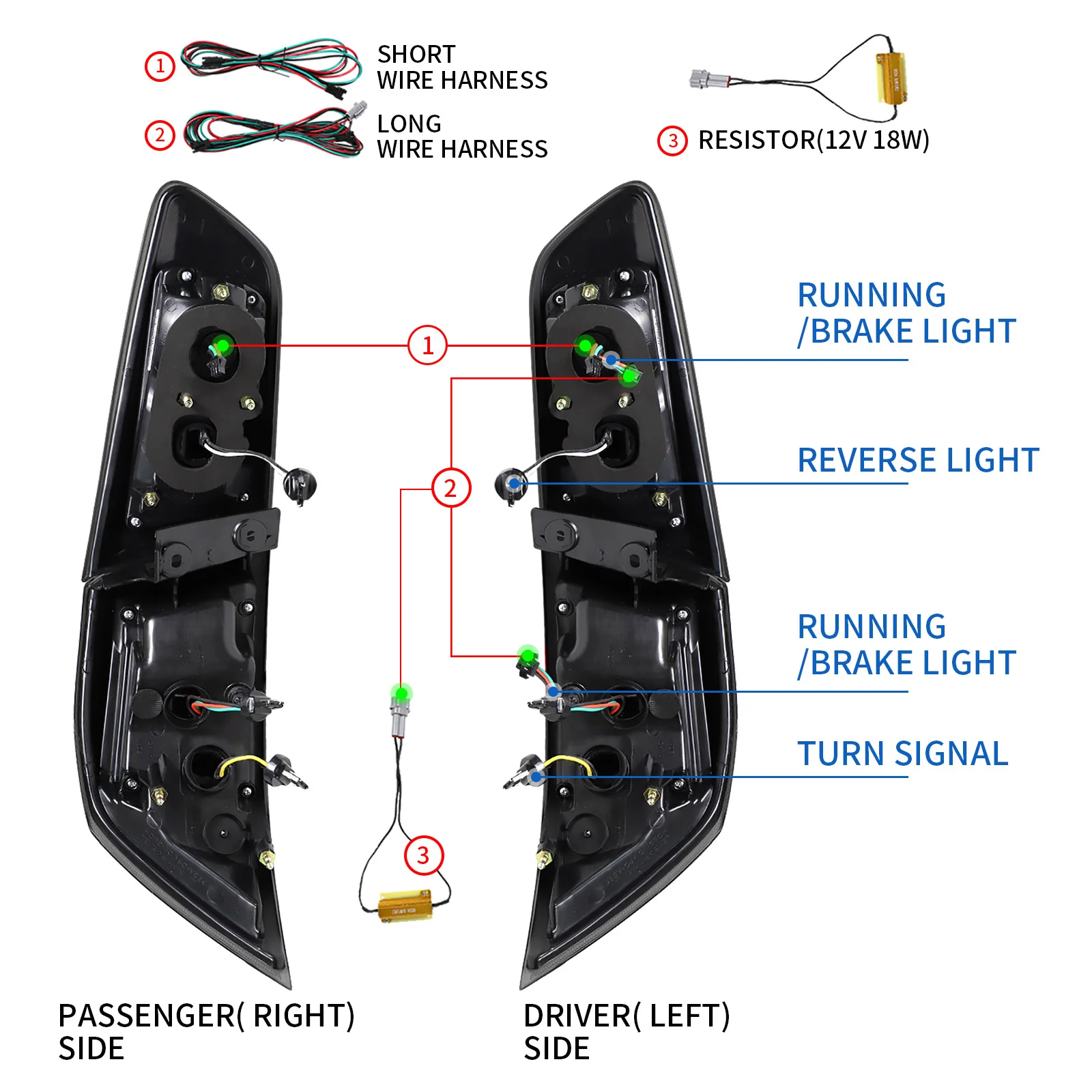 VLAND Full LED Tail Lights For Mitsubishi Lancer EVO X 2008-2017 - Image 11