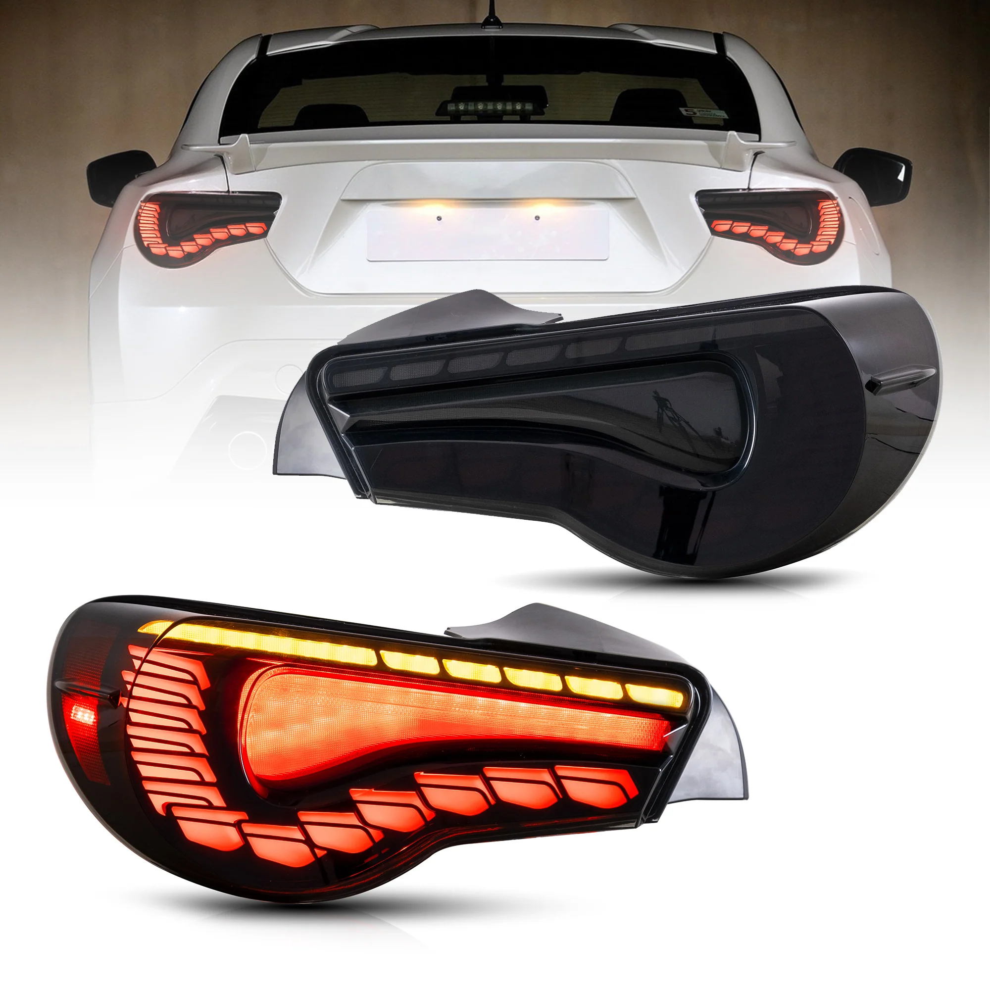 VLAND Full LED Tail Lights For 2012-2020 Toyota 86 GT86, Subaru BRZ, Scion FRS - Image 3
