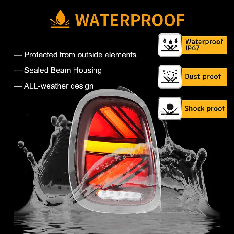 VLAND Full LED Tail Lights Lamps For BMW Cooper Hatch Mini F-Series 2014-2019 (F55/F56/F57) - Image 5
