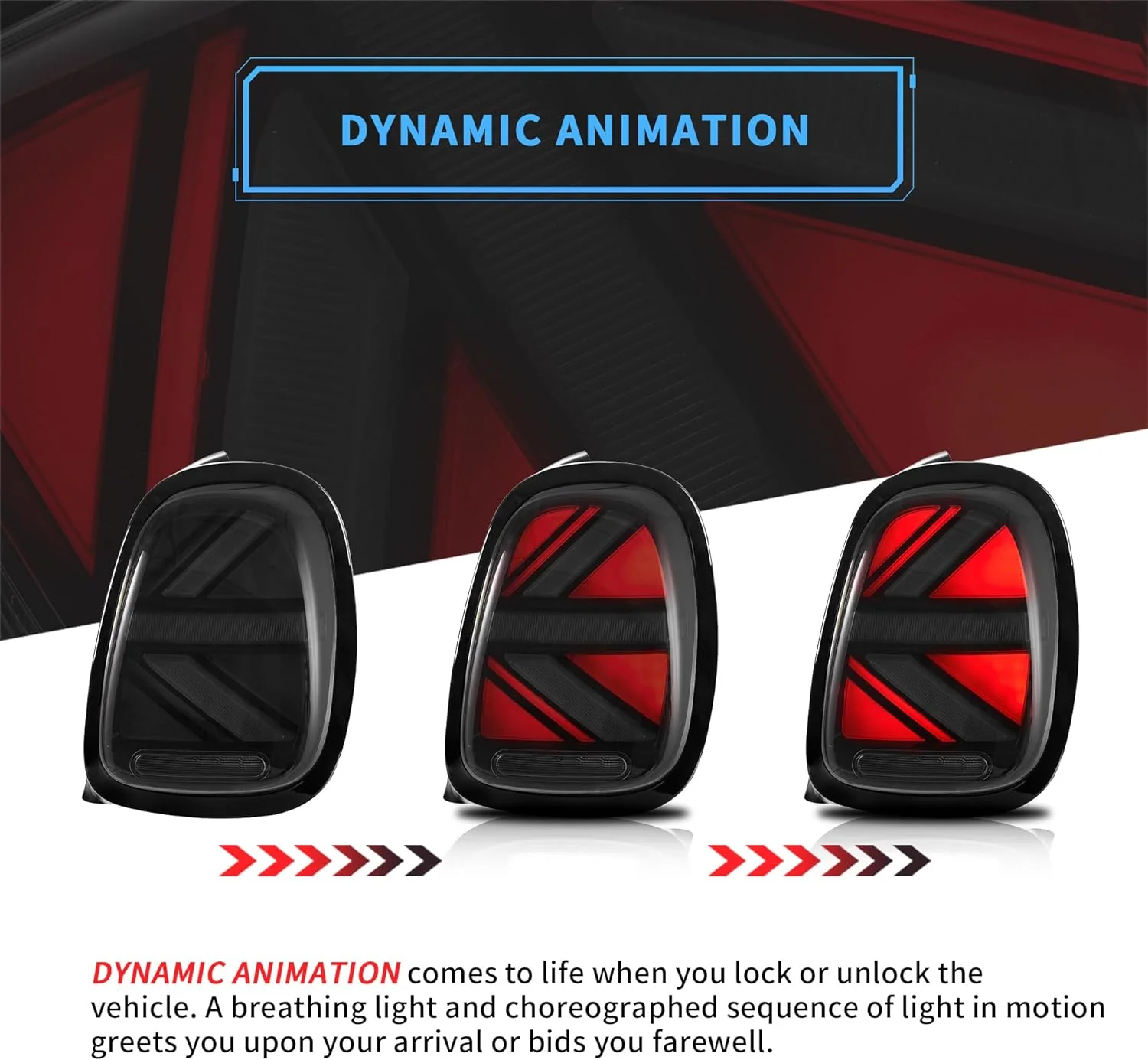 VLAND Full LED Tail Lights Lamps For BMW Cooper Hatch Mini F-Series 2014-2019 (F55/F56/F57) - Image 9