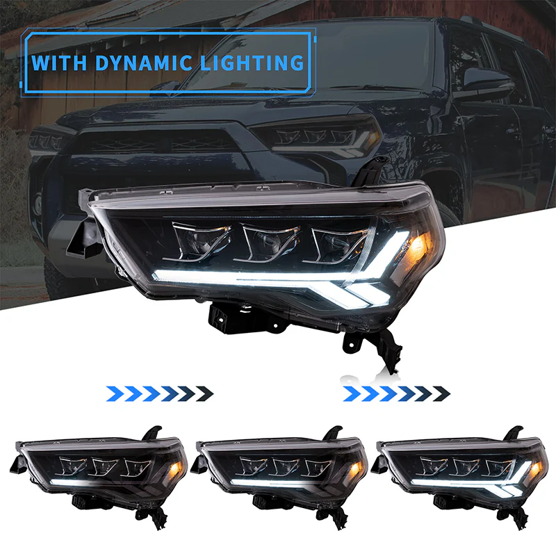 VLAND LED Projector Headlights For 2014-2024 Toyota 4Runner - Image 5
