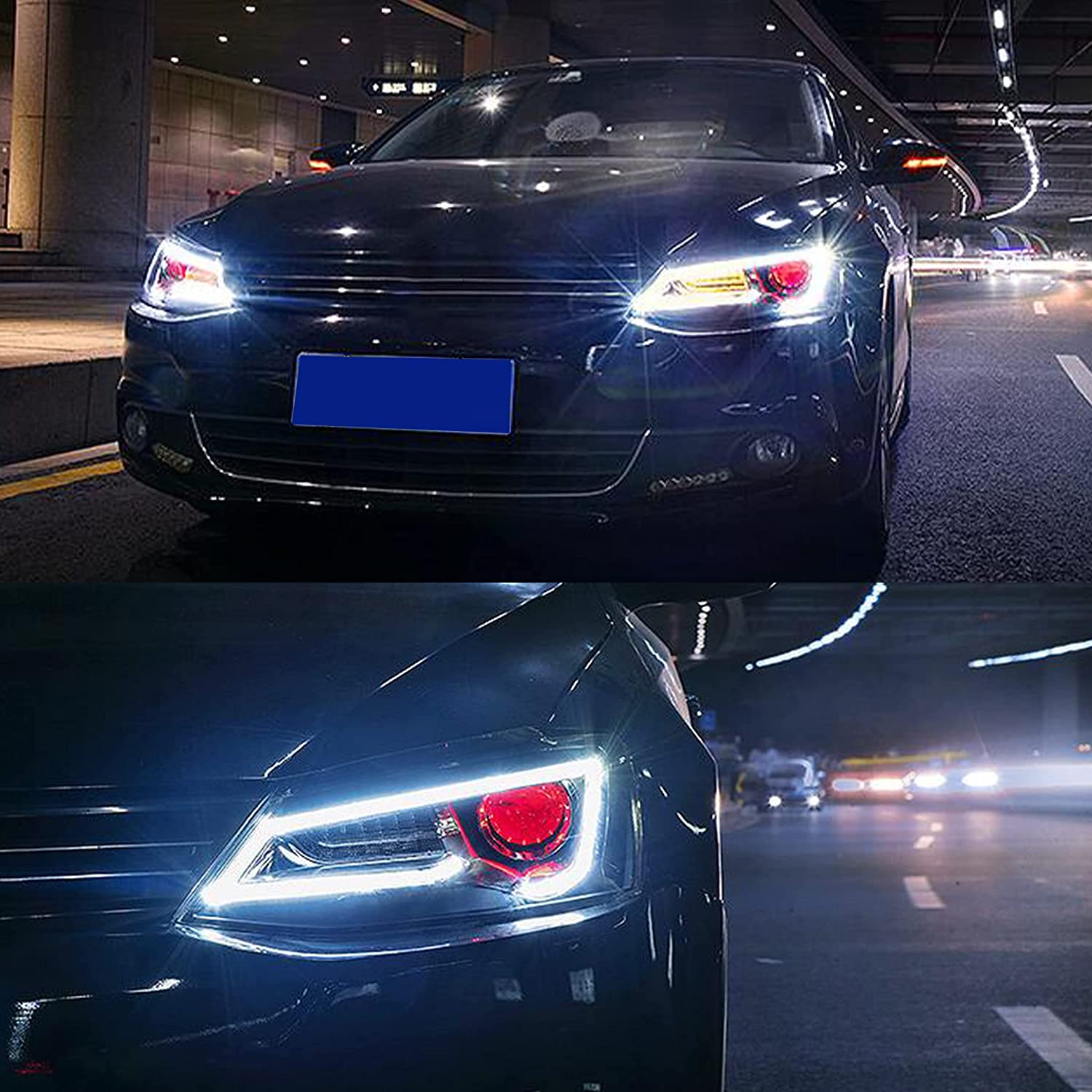 VLAND Headlights+ D2H Bulbs with Decoder Assembly Fit for Volkswagen Jetta 2011-2018 - Image 4