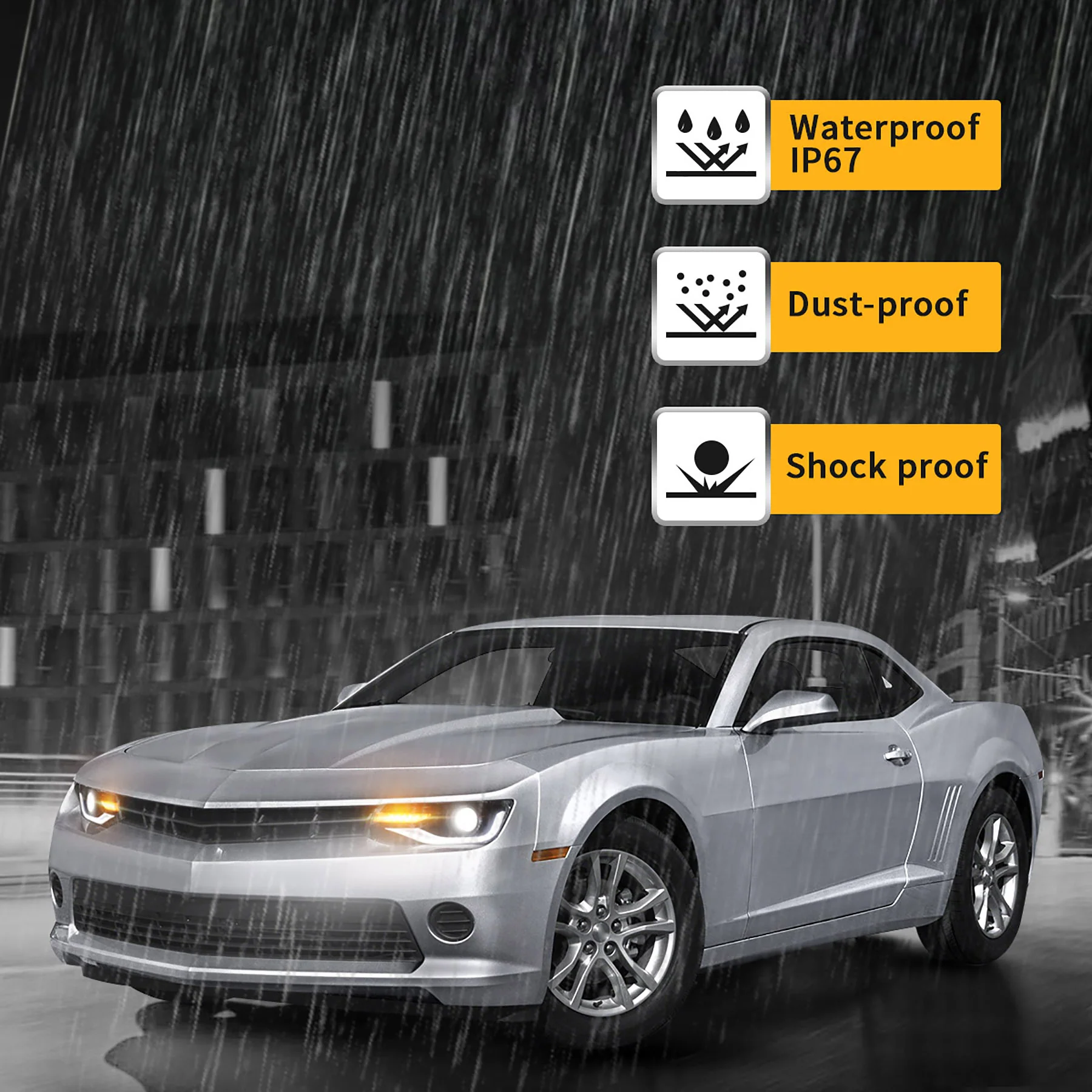 VLAND Dual Beam Headlights For Chevrolet Camaro 2014-2015 - Image 12