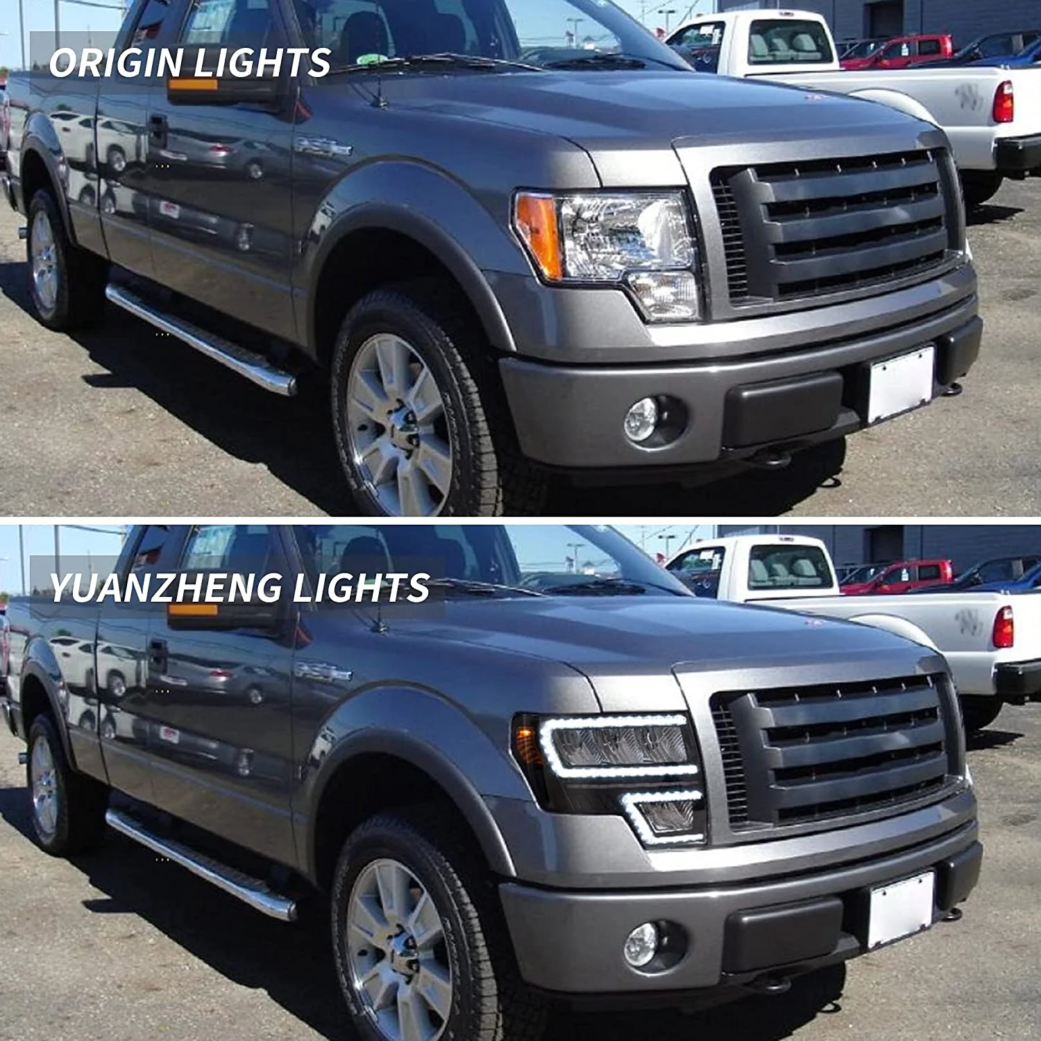 VLAND Full LED Headlights For Ford F150 2009-2014 (Fit For Factory Xenon & Halogen Models) - Image 8