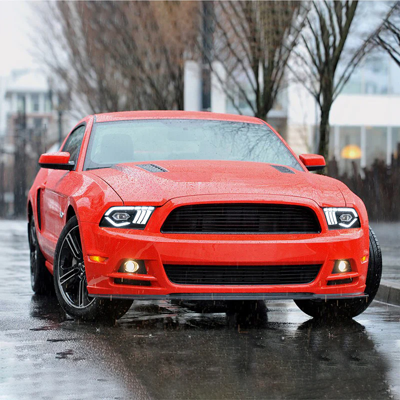 VLAND LED Headlights For Ford Mustang 2010-2014 With Sequential Turn Signals - Image 7