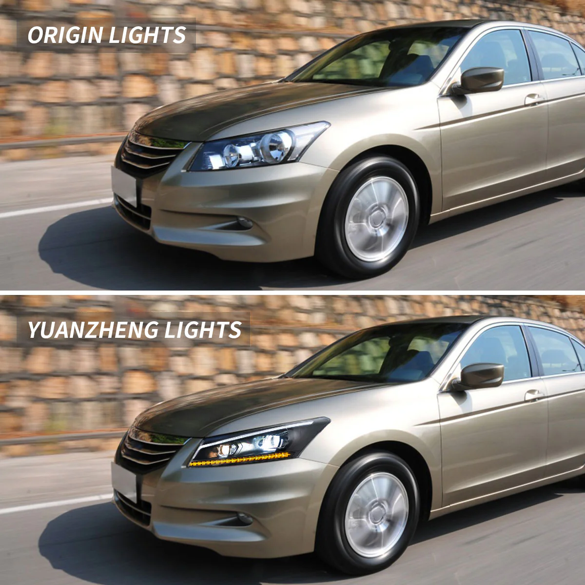 VLAND Dual Beam Headlights For Honda Accord 2008-2012 - Image 10
