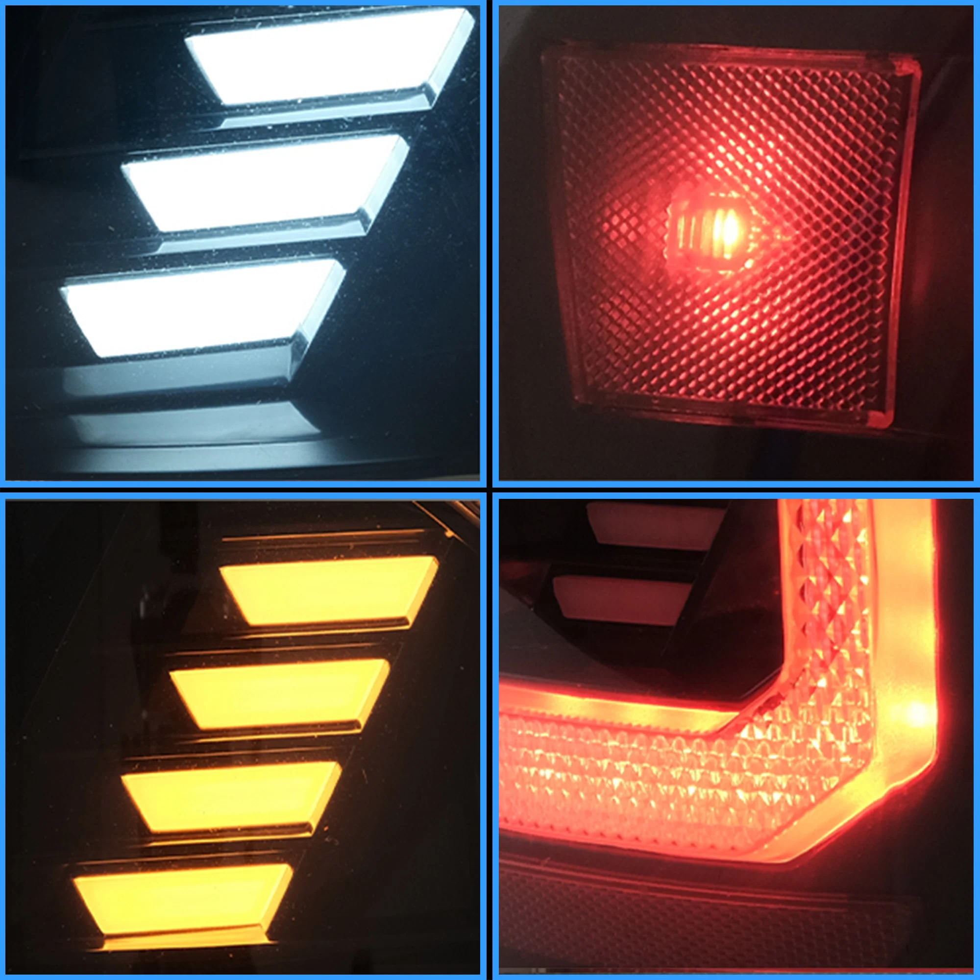 VLAND LED Tail Lights For Toyota Tacoma 2016-2023 W/Sequential Red Turn Signals - Image 13