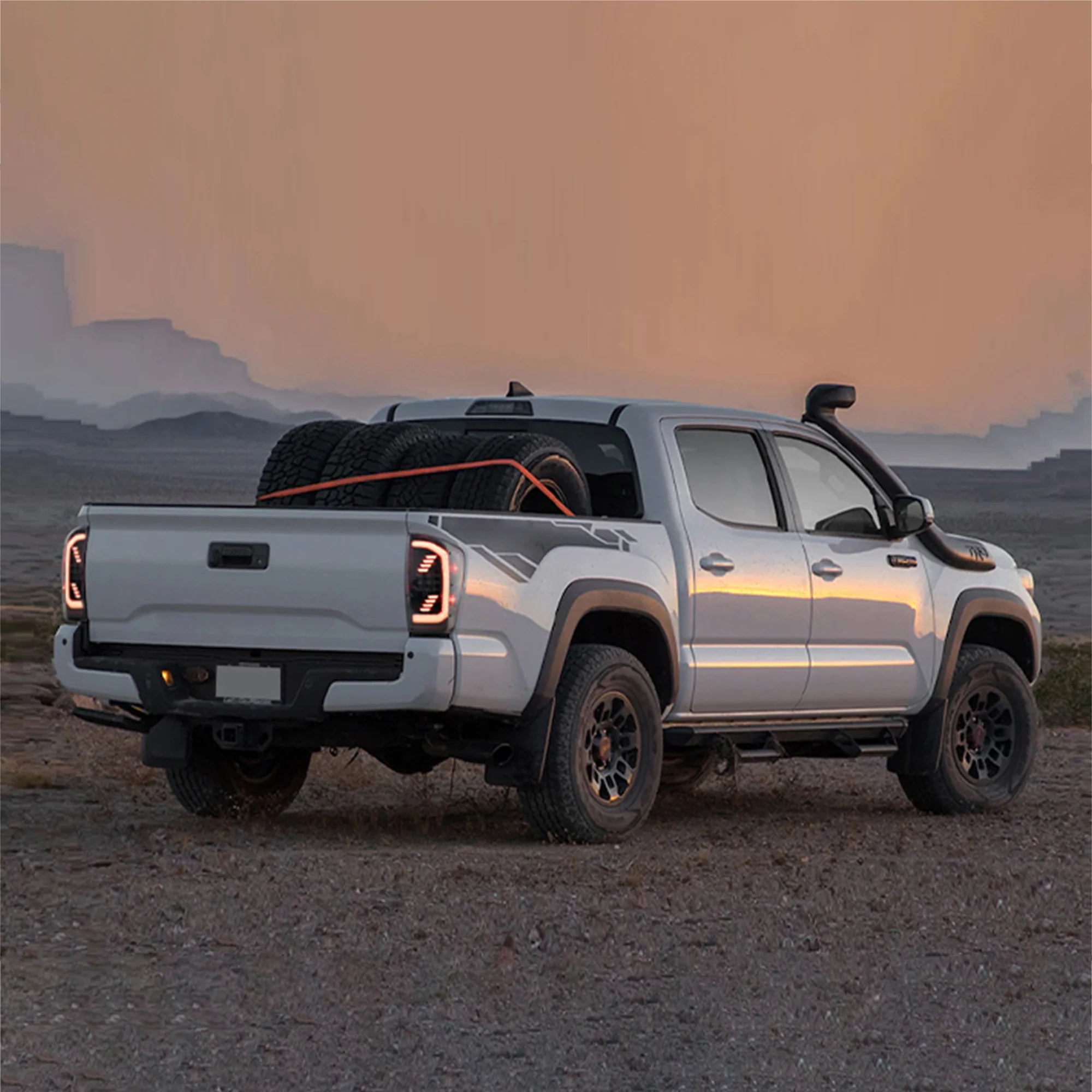 VLAND LED Tail Lights For Toyota Tacoma 2016-2023 W/Sequential Red Turn Signals - Image 9
