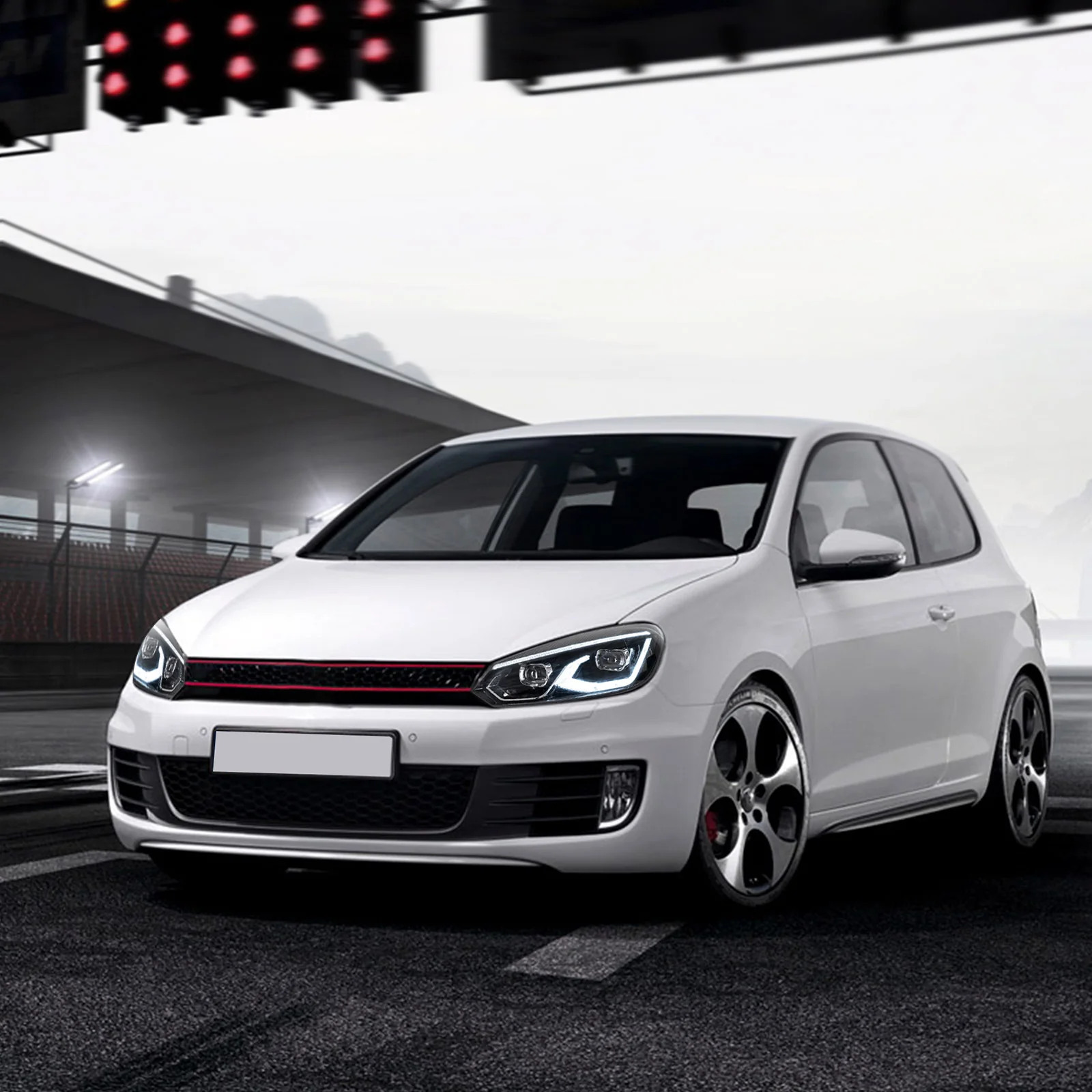 VLAND LED Projector Headlights Head Lamps For Volkswagen VW Golf MK6 2009-2014(Europe is 2008-2012) - Image 4