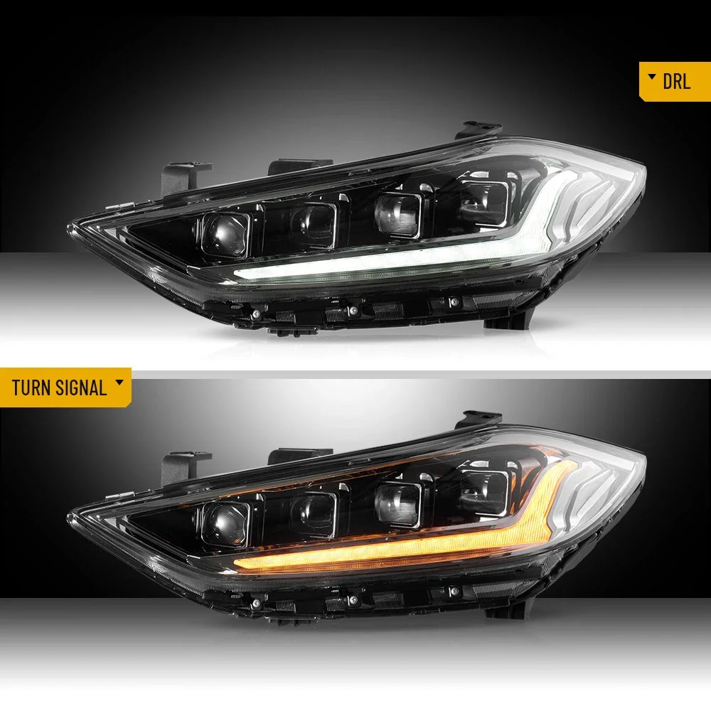 VLAND LED Headlight For 2017-2018 Hyundai Elantra W/Sequential Turn - Image 11