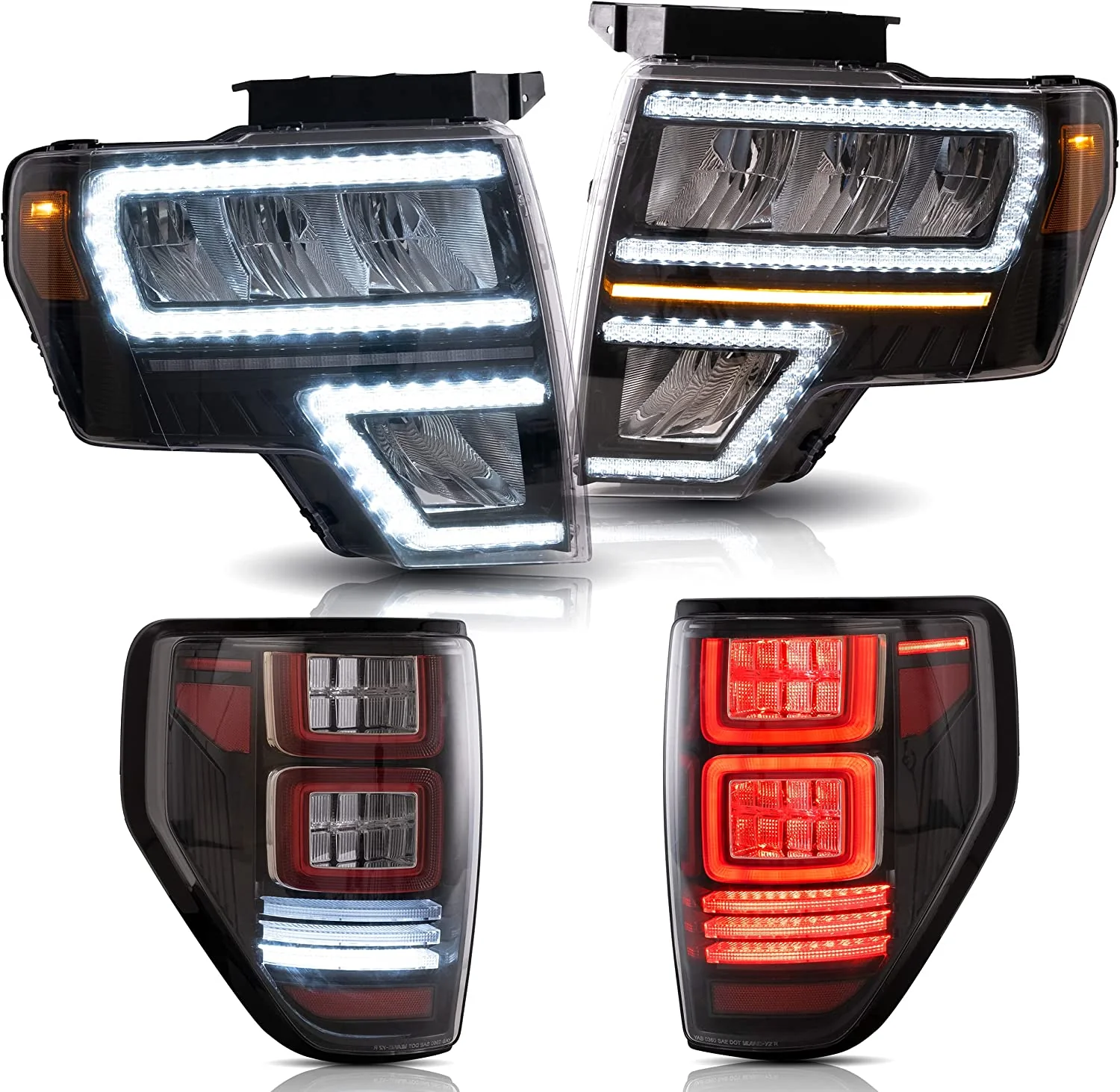 VLAND LED Headlights And Tail lights Assembly Fit for Ford F150 2009-2014 - Image 2