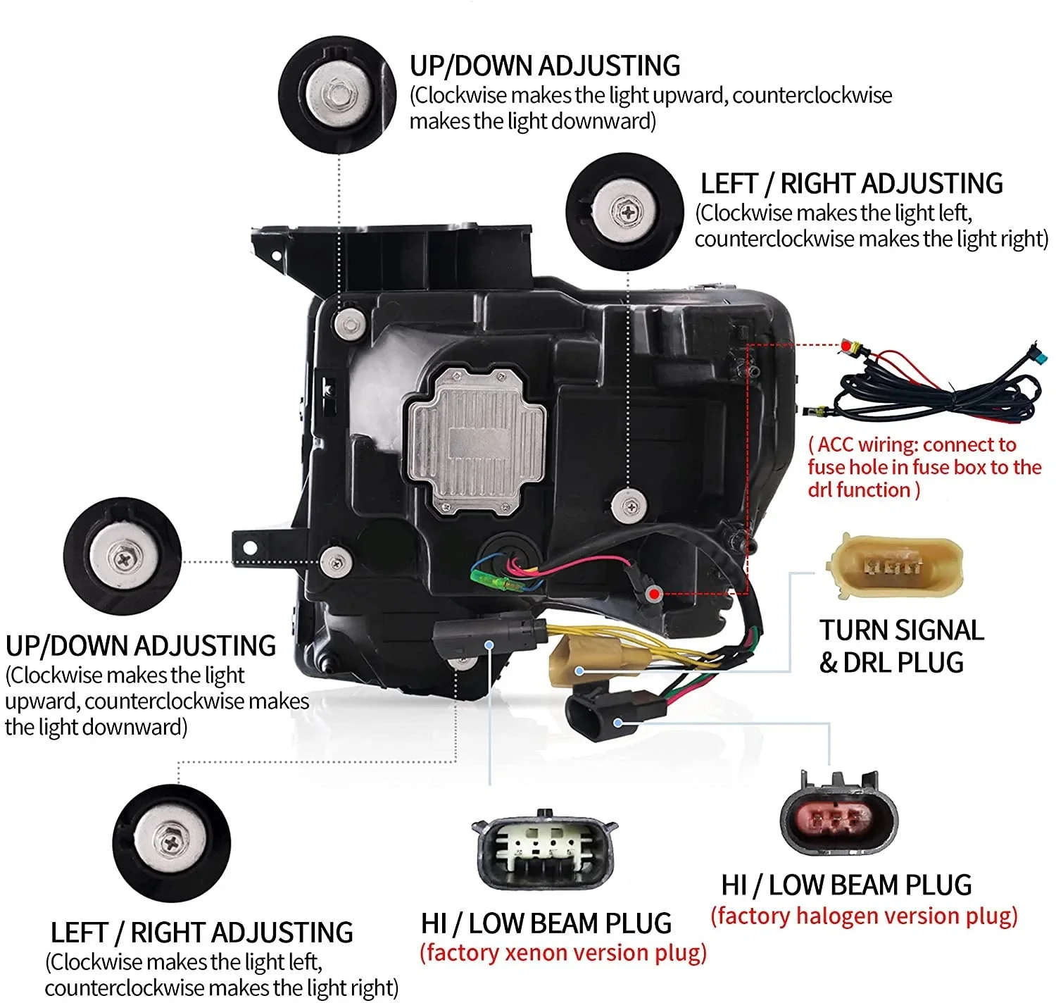 VLAND LED Headlights And Tail lights Assembly Fit for Ford F150 2009-2014 - Image 5