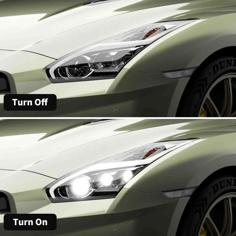 VLAND LED Headlights For 2008-2023 Nissan GTR R35 - Image 6