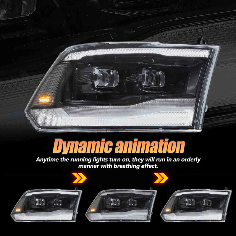 VLAND LED Headlights For 2009-2018 RAM 1500 2500 3500 - Image 5