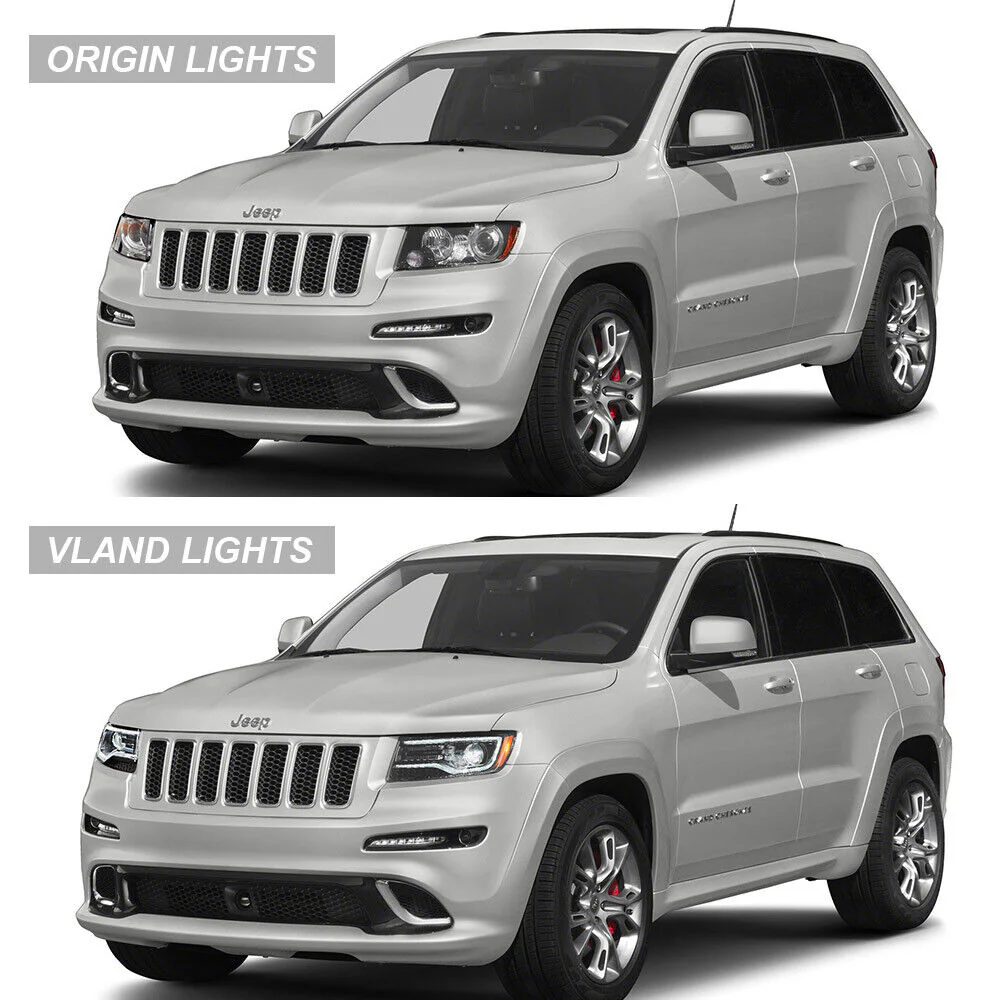 VLAND LED Headlights For 2011-2013 Jeep Grand Cherokee (WK2) - Image 7