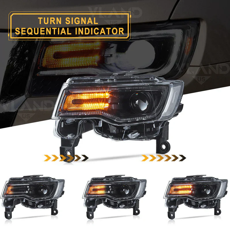 VLAND LED Headlights For 2014-2022 Jeep Grand Cherokee (WK2) - Image 7