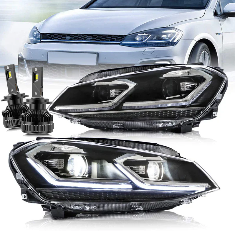 VLAND LED Headlights For Volkswagen 2015-2017 Golf MK7 Halogen Models (Europe is 2013-2016) - Image 10