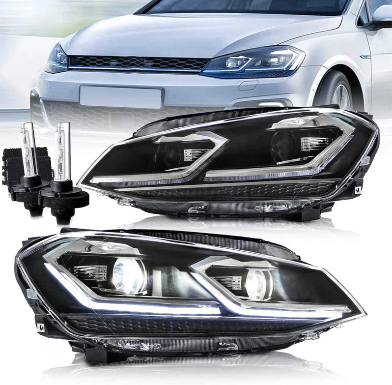 VLAND LED Headlights For Volkswagen 2015-2017 Golf MK7 Halogen Models (Europe is 2013-2016) - Image 6