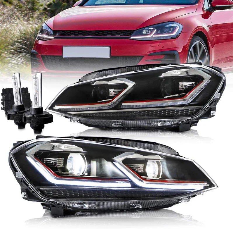 VLAND LED Headlights For Volkswagen 2015-2017 Golf MK7 Halogen Models (Europe is 2013-2016) - Image 9