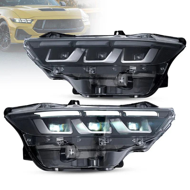 VLAND LED Headlights For 2024 2025 Ford Mustang 7th Gen - Image 2
