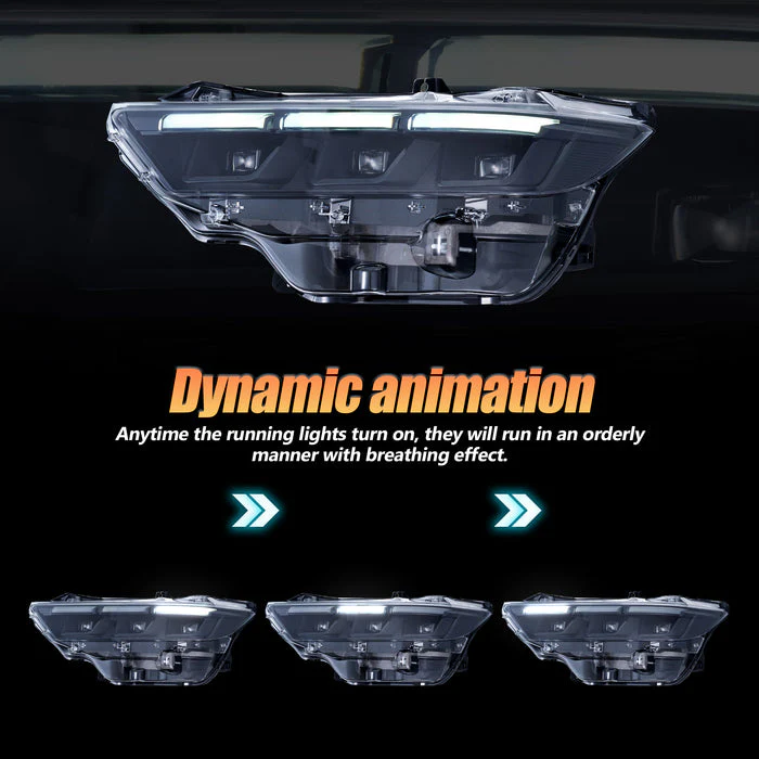 VLAND LED Headlights For 2024 2025 Ford Mustang 7th Gen - Image 3