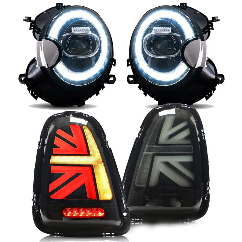 VLAND LED Headlights+Taillights For 2007-2013 Bmw Mini Cooper(Hatch) R56 R57 R58 R59 - Image 2