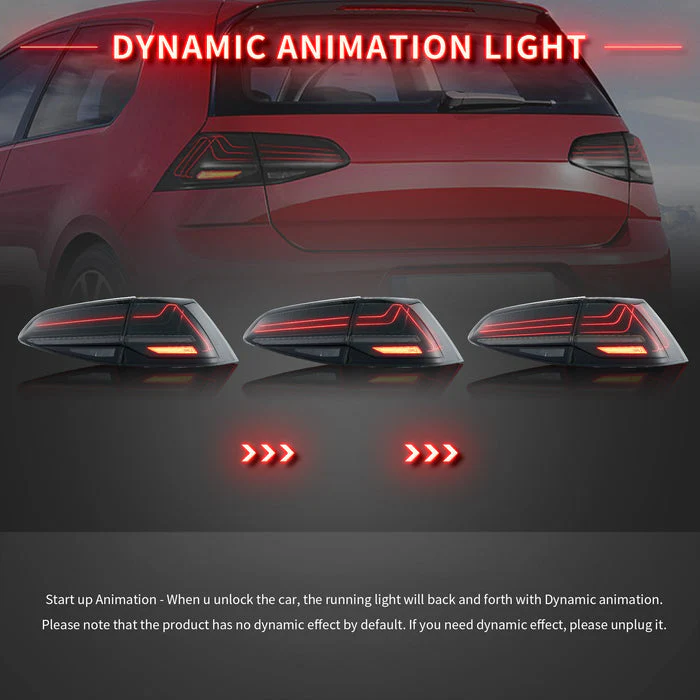 VLAND LED Laser Taillights For 2015-2021 Volkswagen VW Golf 7 MK7 MK7.5 Hatchback (Europe is 2013-2019) - Image 6