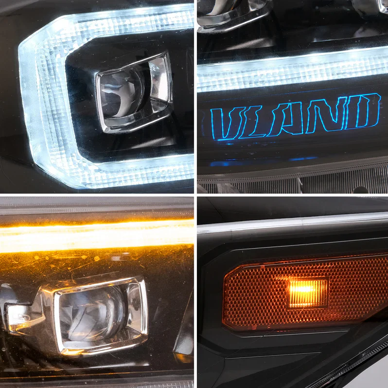 VLAND LED Matrix Projector Headlights For Toyota Tacoma N300 2015-2023 - Image 7