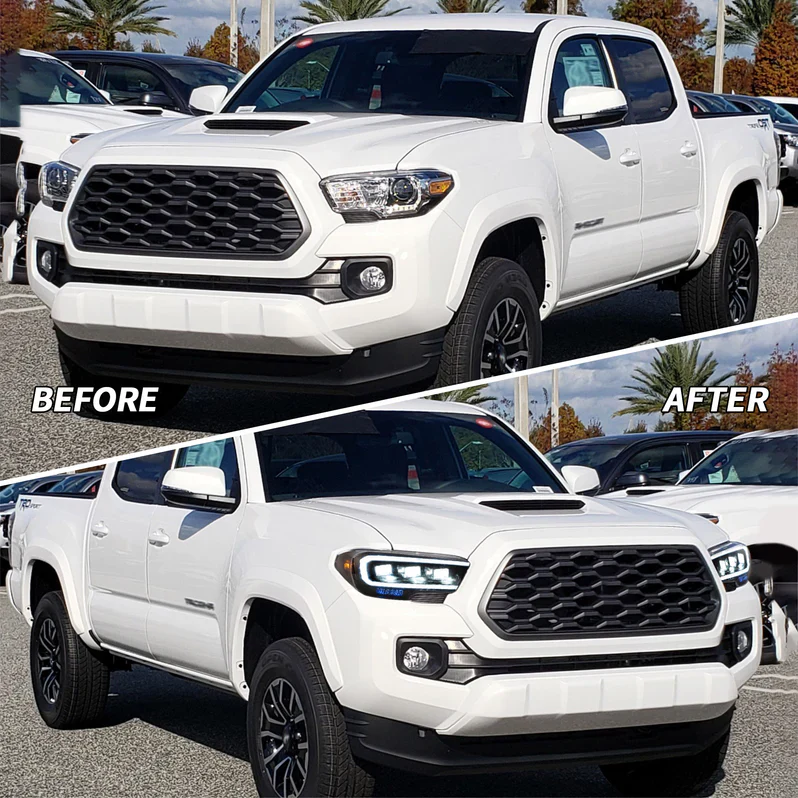 VLAND LED Matrix Projector Headlights For Toyota Tacoma N300 2015-2023 - Image 9