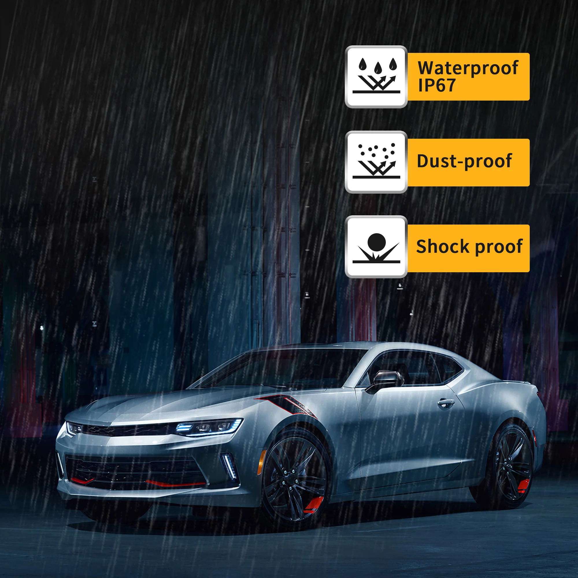 VLAND LED Projector Headlights For Chevrolet / Chevy Camaro LT SS RS ZL LS 2016-2018 - Image 17