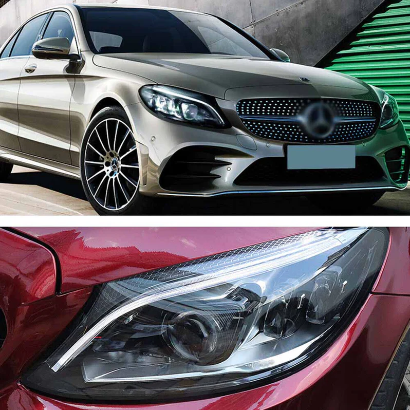 VLAND LED Projector Headlights For Mercedes Benz W205 C-Class 2015-2021 - Image 4