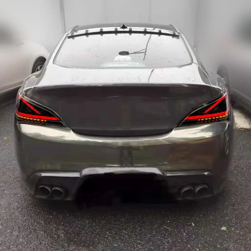 VLAND LED Smoked Taillights For 2010-2016 Hyundai Genesis Coupe w/Sequential - Image 8