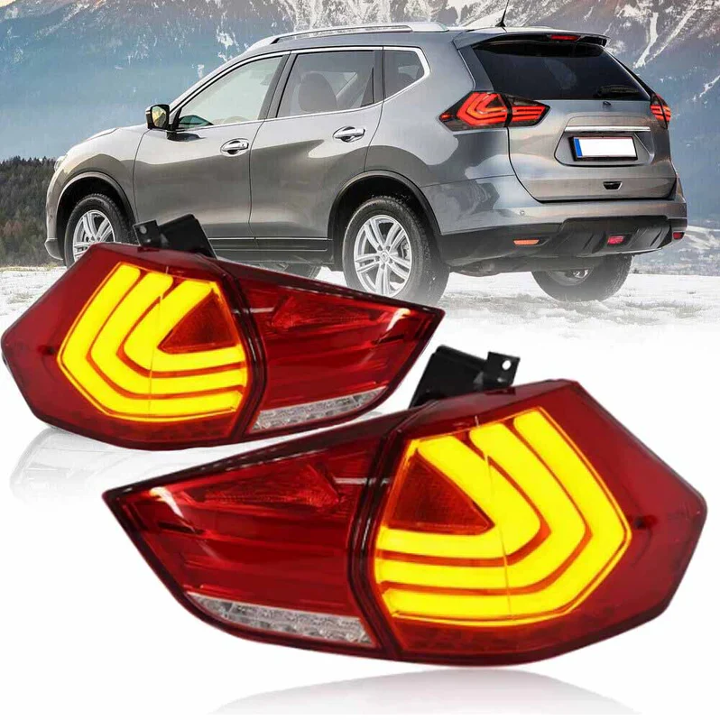 VLAND LED Tail Lights For 2014-2019 Nissan Rogue Rear Lamps Assembly - Image 8