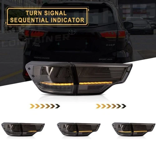 VLAND LED Tail lights For 2014-2019 Toyota Highlander - Image 5