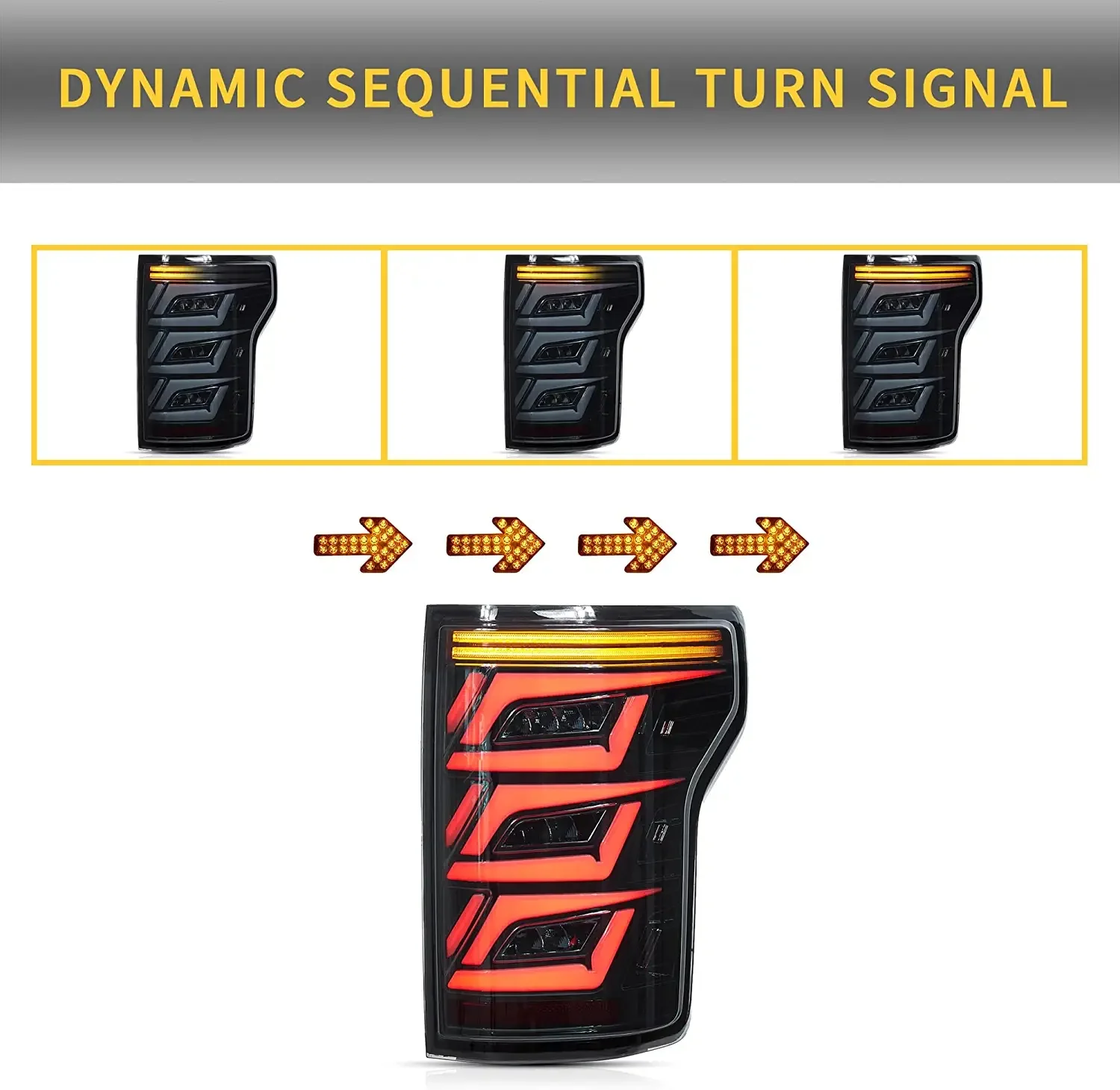 VLAND LED Tail Lights For Ford F150 2015-2020 - Image 4
