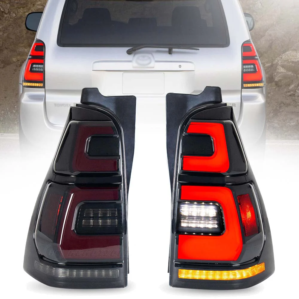 VLAND LED Tail Lights For Toyota 4Runner 2003-09 Rear Lamps w/ Startup Animation
