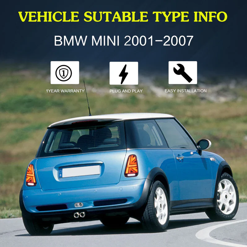 VLAND LED Taillights For 2001-2006 Mini Cooper R50 R52 R53 - Image 10