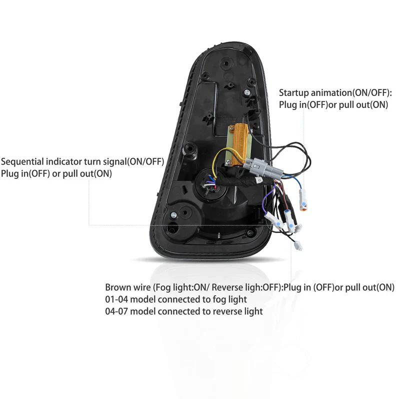 VLAND LED Taillights For 2001-2006 Mini Cooper R50 R52 R53 - Image 6
